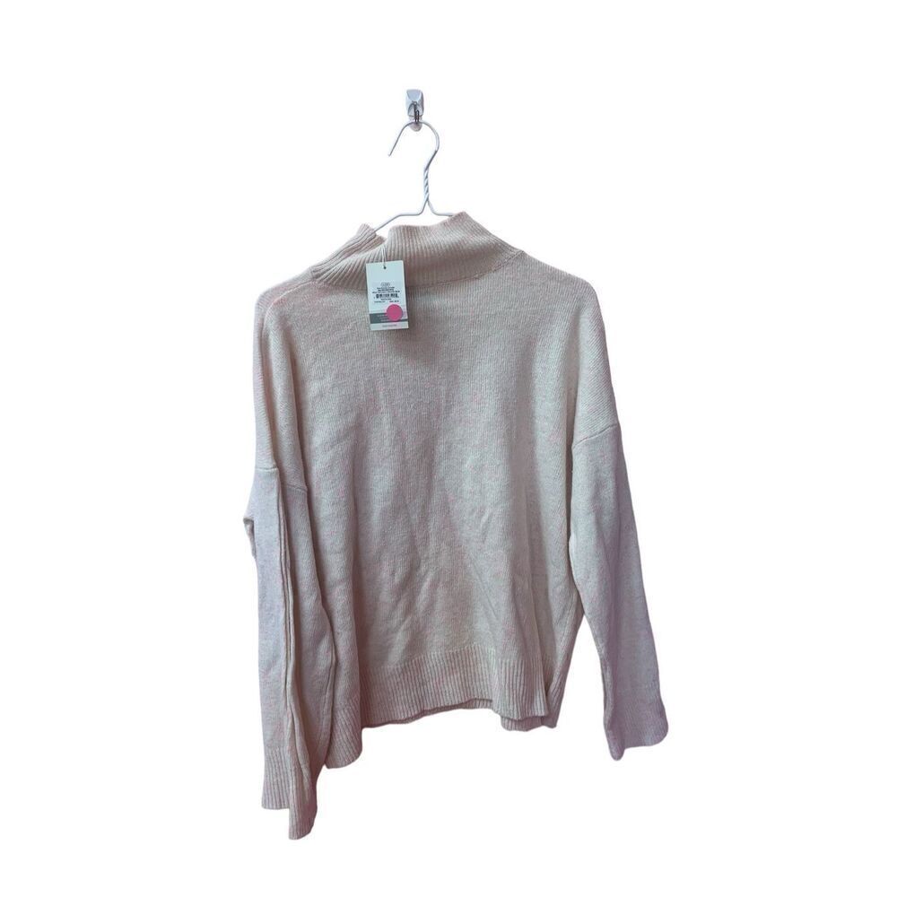 Mud Pie Women's Cream Willa Turtleneck Long Sleeve Pullover Sweater Medium NWT - Picture 3 of 6
